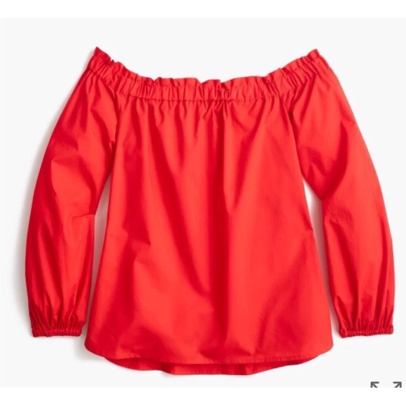 JCREW Off the Shoulder Blouse - Picture 2 of 5